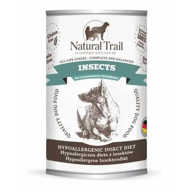 NATURAL TRAIL Dog Insects - wet dog food - 350g NATURAL TRAIL Dog Insects - wet dog food - 350g