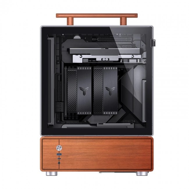 Jonsbo T7 Midi Tower Wood, Silver