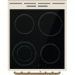 Gorenje GECS5B70CLI Freestanding cooker Electric Ceramic hob Beige