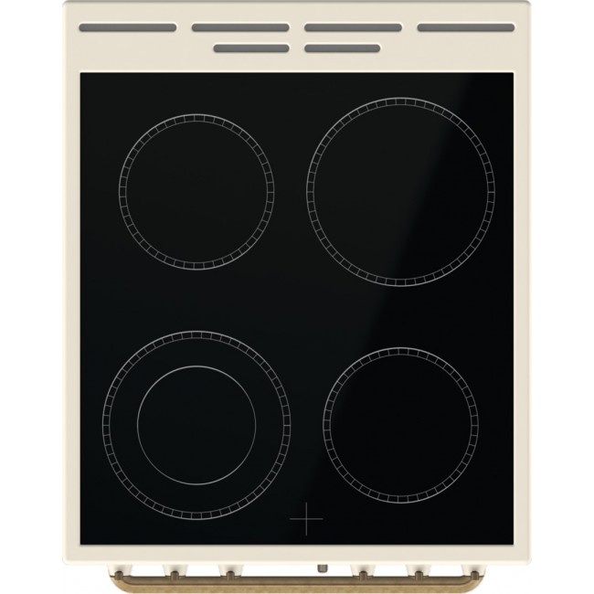 Gorenje GECS5B70CLI Freestanding cooker Electric Ceramic hob Beige