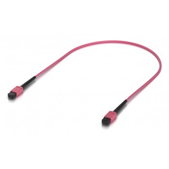 Ubiquiti UACC-OFC-MA-MPMP-0.5M-10 InfiniBand/fibre optic cable MPO-12 Rose