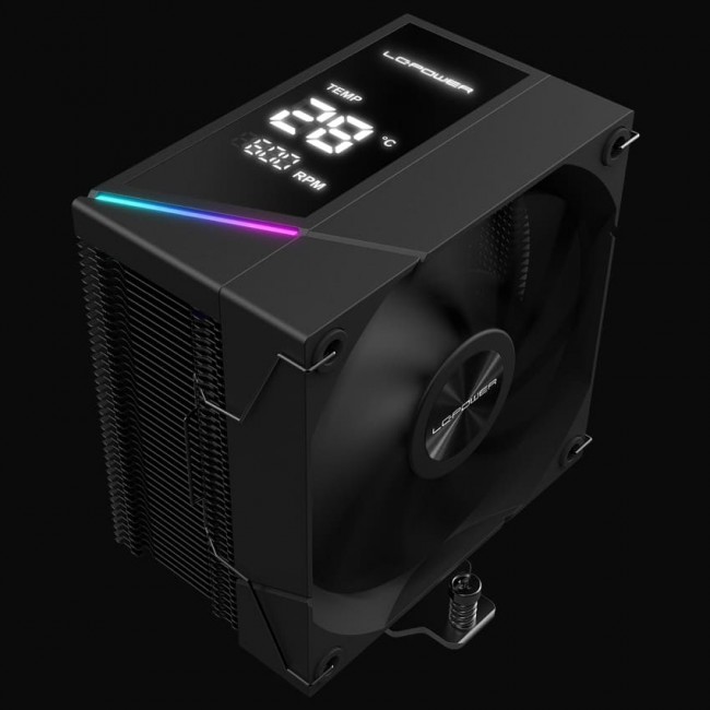 LC-Power LC-CC-120-DB6 computer cooling system Processor Air cooler 12 cm Black LC-Power LC-CC-120-DB6 computer cooling system Processor Air cooler 12 cm Black