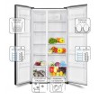 Total No Frost MPM-439-SBS-15/ND Side-by-Side Fridge, stainless steel, height 177 cm