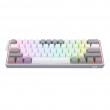 REDRAGON K617-RGB Fizz RGB White/Grey keyboard USB Grey, White
