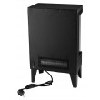 Electric Fireplace NEO TOOLS 2000 W, 3D Flame Effect, Thermostat, Black