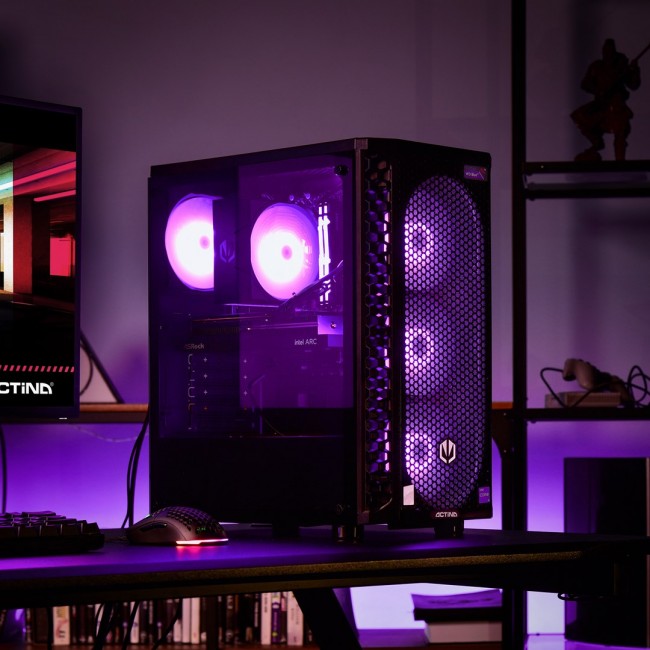 Actina 5901443329848 PC Midi Tower AMD Ryzen 5 5600G 16 GB DDR4-SDRAM 500 GB SSD Black Actina 5901443329848 PC Midi Tower AMD Ryzen 5 5600G 16 GB DDR4-SDRAM 500 GB SSD Black