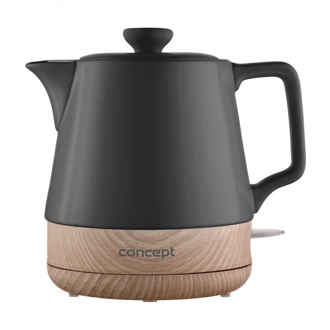 Concept RK0062 electric kettle 1 L 1200 W Anthracite, Wood Concept RK0062 electric kettle 1 L 1200 W Anthracite, Wood