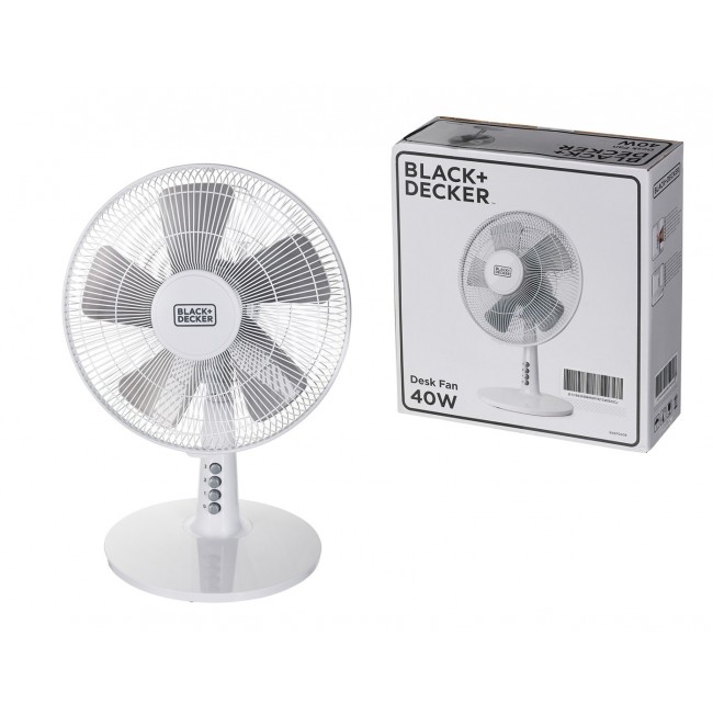 Black & Decker BXEFD40E household fan White Black & Decker BXEFD40E household fan White
