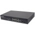 Intellinet 8-Port Gigabit Ethernet PoE+ Web-Managed Switch with 2 SFP Ports, IEEE 802.3at/af Power over Ethernet (PoE+/PoE) Compliant, 140 W, Endspan, Desktop, 19
