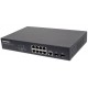 Intellinet 8-Port Gigabit Ethernet PoE+ Web-Managed Switch with 2 SFP Ports, IEEE 802.3at/af Power over Ethernet (PoE+/PoE) Compliant, 140 W, Endspan, Desktop, 19