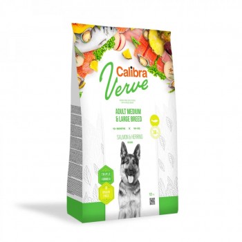 CALIBRA Verve Medium & Large Salmon and Herring - dry dog food - 12kg