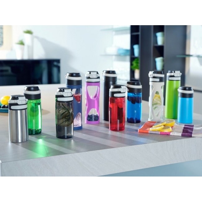 Leifheit 03277 travel mug 600 ml Black, Green Stainless steel