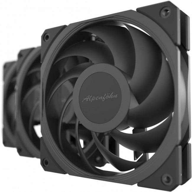 Alpenf hn JetStream Triple - black fan, 3 pieces Alpenf hn JetStream Triple - black fan, 3 pieces