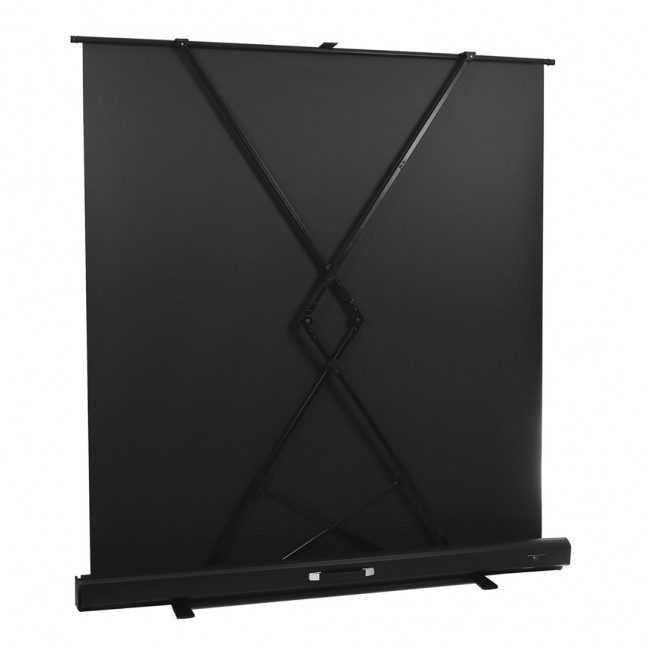 Maclean portable projection screen, compact, floor, 66