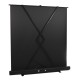Maclean portable projection screen, compact, floor, 66
