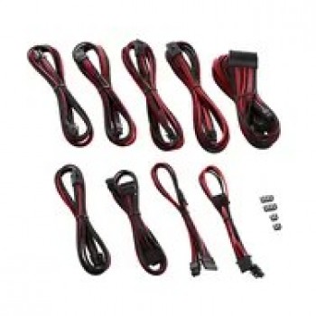 CableMod C-Series PRO ModMesh Cable Kit f r RMi/RMx/RM (Black Label) - schwarz/rot