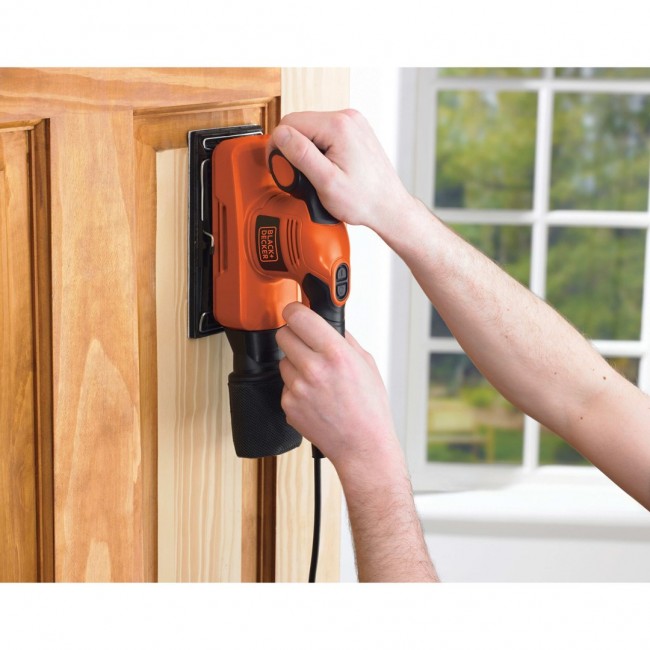 Black & Decker KA320EKA-QS portable sander Orbital sander 15000 RPM Orange 240 W Black & Decker KA320EKA-QS portable sander Orbital sander 15000 RPM Orange 240 W