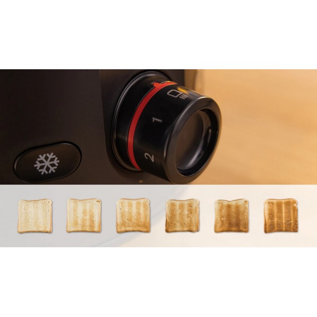 Bosch TAT2M123 toaster 2 slice(s) 950 W Black Bosch TAT2M123 toaster 2 slice(s) 950 W Black