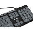 iBox IKC2010G keyboard Home USB QWERTY English Grey, Black