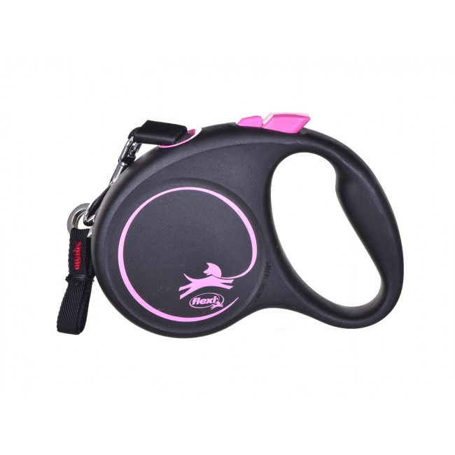 Flexi Black Design S 5 m Dog Retractable lead