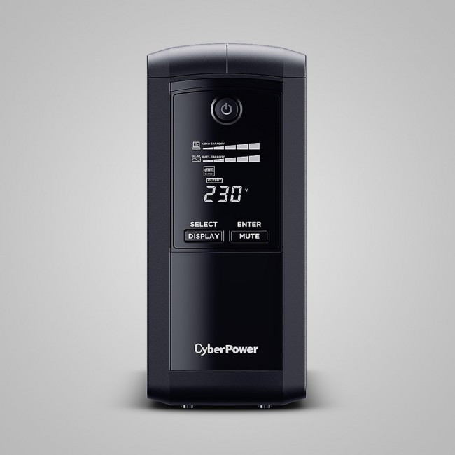 CyberPower Tracer III VP1000ELCD-FR uninterruptible power supply (UPS) Line-Interactive 1 kVA 550 W 4 AC outlet(s) CyberPower Tracer III VP1000ELCD-FR uninterruptible power supply (UPS) Line-Interactive 1 kVA 550 W 4 AC outlet(s)