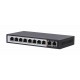 Extralink PoE Switch CERES 8x 100Mb/s PoE/PoE+, 2x RJ45 Uplink 100Mb/s, 96W