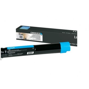 Lexmark C950X2CG toner cartridge 1 pc(s) Original Cyan