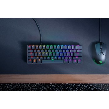 Razer Huntsman Mini 60% Gaming keyboard Opto-Mechanical Purple Switch RGB LED light NORD Wired