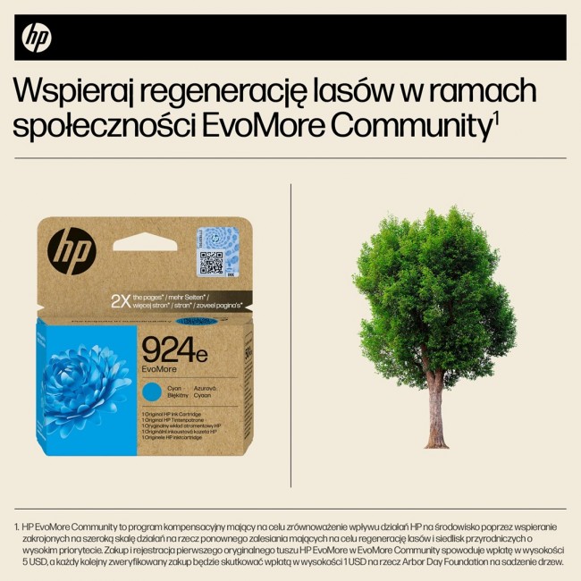 HP 924e EvoMore Cyan Original Ink Cartridge HP 924e EvoMore Cyan Original Ink Cartridge