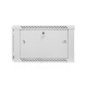 Lanberg wall-mounted installation rack cabinet 19'' 6U 600x600mm gray (glass door) Lanberg wall-mounted installation rack cabinet 19'' 6U 600x600mm gray (glass door)