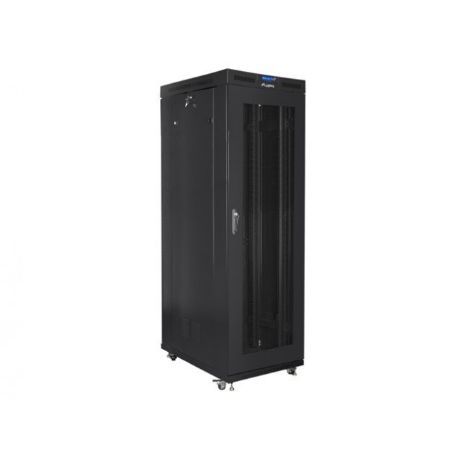Lanberg FF01-8037-23BL rack cabinet 37U Freestanding rack Black Lanberg FF01-8037-23BL rack cabinet 37U Freestanding rack Black