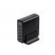 Havit UCLE004 EU - GaN five-port travel charger 140 W, black