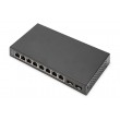 Digitus 8-Port Gigabit + 2 Gigabit SFP Ethernet, Unmanaged Switch Digitus 8-Port Gigabit + 2 Gigabit SFP Ethernet, Unmanaged Switch