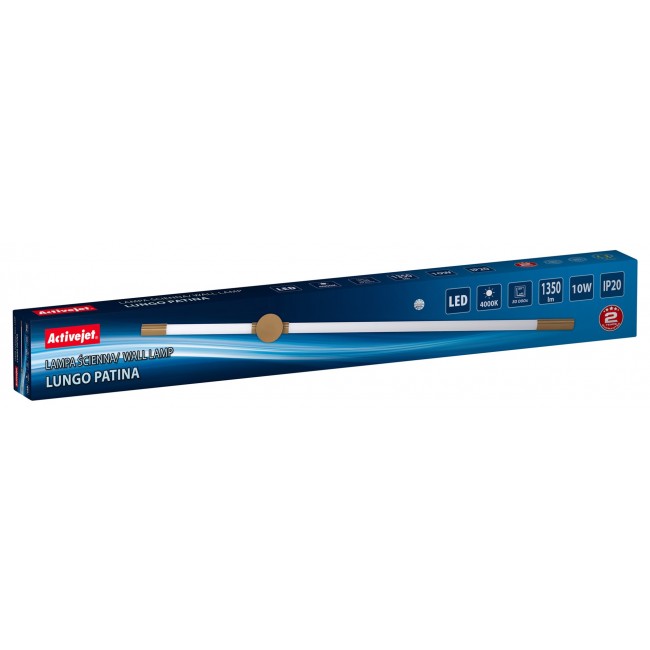 Activejet LED wall lamp AJE-LUNGO Patina