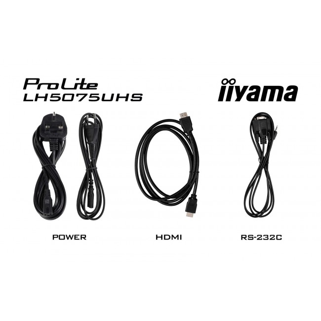 iiyama LH5075UHS-B2AG Signage Display Digital signage flat panel 125.7 cm (49.5 iiyama LH5075UHS-B2AG Signage Display Digital signage flat panel 125.7 cm (49.5