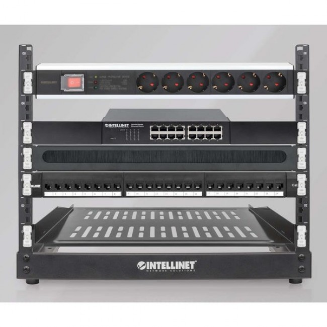 Intellinet 1U Tool-Free Rack Mount Clip (12-Pack), Innovative Solution to Easily Mount 1U Cabinet Accessories in a 10