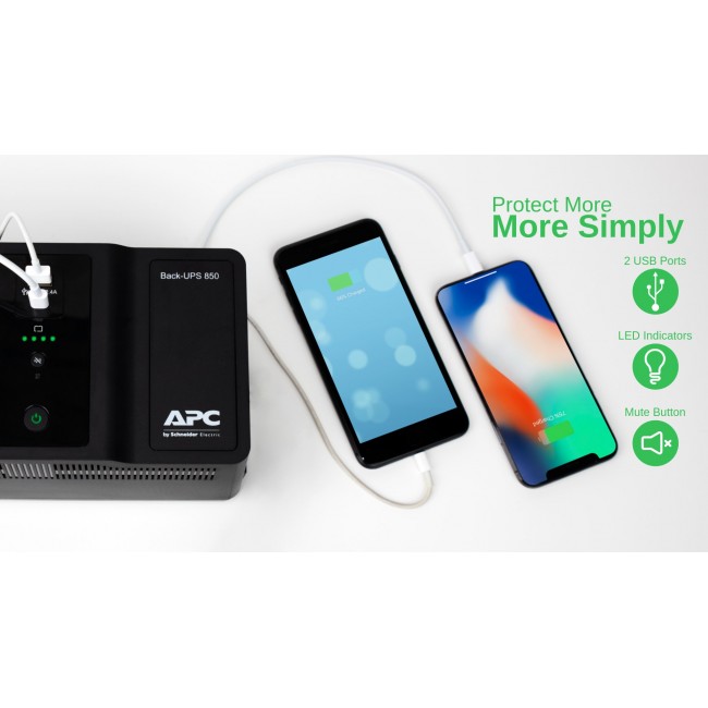 APC Back-UPS BE850G2 - UPS - 520 Watt