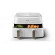 Philips 3000 series NA353/10 fryer Double 9 L Stand-alone 2750 W Hot air fryer Silver, White Philips 3000 series NA353/10 fryer Double 9 L Stand-alone 2750 W Hot air fryer Silver, White