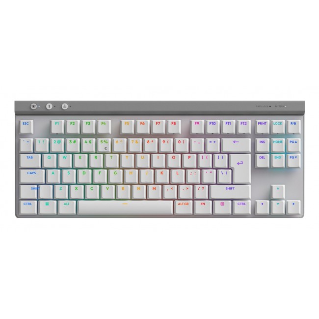 Logitech G G515 Lightspeed TKL keyboard Gaming RF Wireless + Bluetooth QWERTY US International White Logitech G G515 Lightspeed TKL keyboard Gaming RF Wireless + Bluetooth QWERTY US International White