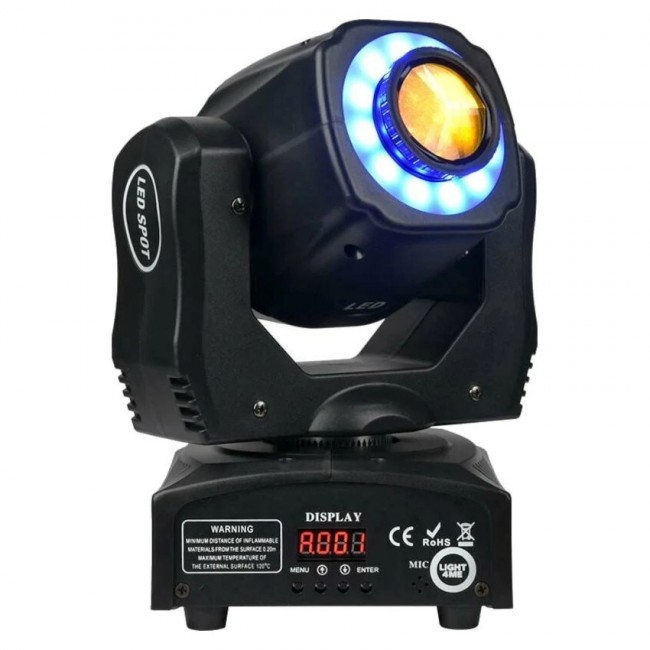 LIGHT4ME Mini Spot 60 Ring - LED moving head LIGHT4ME Mini Spot 60 Ring - LED moving head