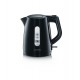 Severin WK 3410 electric kettle 1 L 2200 W Black