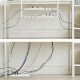 Maclean under-desk cable organizer, max. load 5kg, max. 728mm, 2 levels, white, MC-102 W Maclean under-desk cable organizer, max. load 5kg, max. 728mm, 2 levels, white, MC-102 W