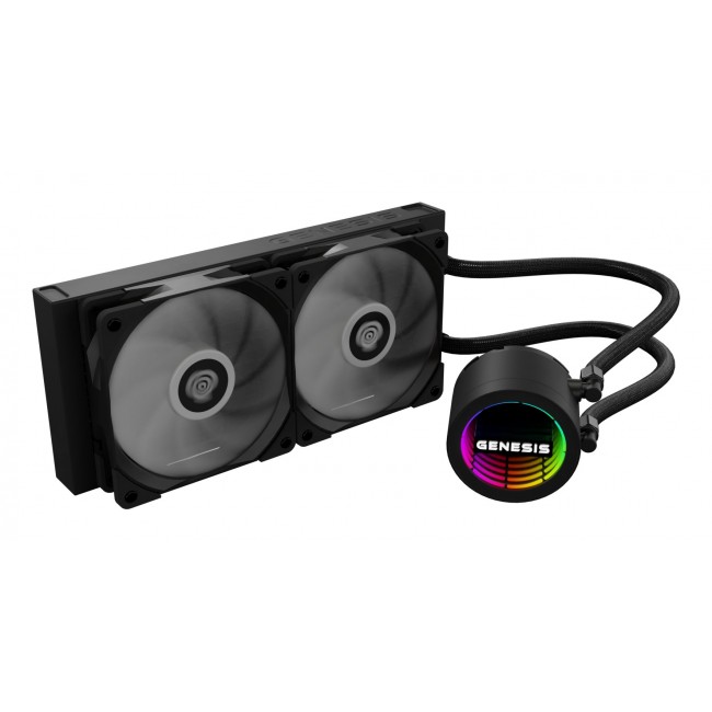 GENESIS NLG-2319 computer cooling system Computer case Liquid cooling kit Black GENESIS NLG-2319 computer cooling system Computer case Liquid cooling kit Black