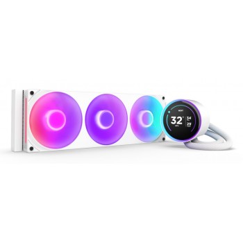 NZXT Kraken Elite 360 RGB Processor All-in-one liquid cooler 12 cm White 1 pc(s)