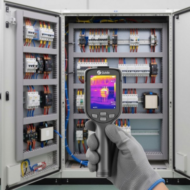 Guide Sensmart E4 thermal imaging camera Graphite 640 x 480 pixels Built-in display LCD