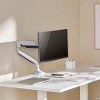 Maclean Monitor Mount, Double Arm, Gas Spring, 17