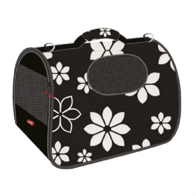 ZOLUX Nomad Flower M pet carrier bag for dogs and cats 43.5 25 28.5 cm