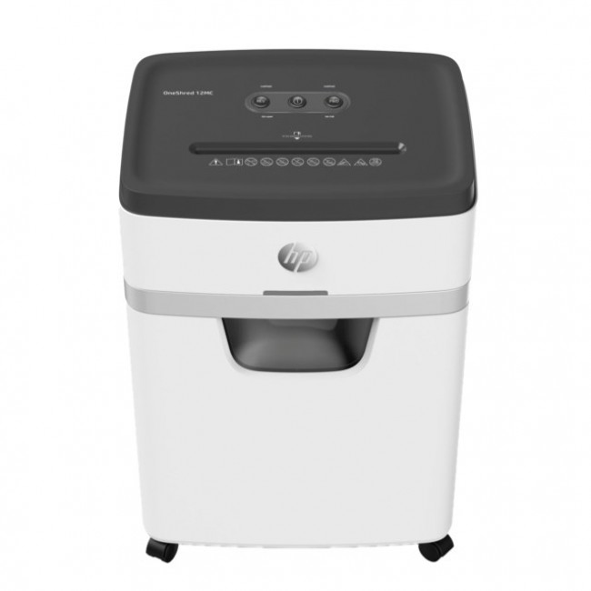 HP OneShred 12MC paper shredder Micro-cut shredding 65 dB 22 cm White HP OneShred 12MC paper shredder Micro-cut shredding 65 dB 22 cm White