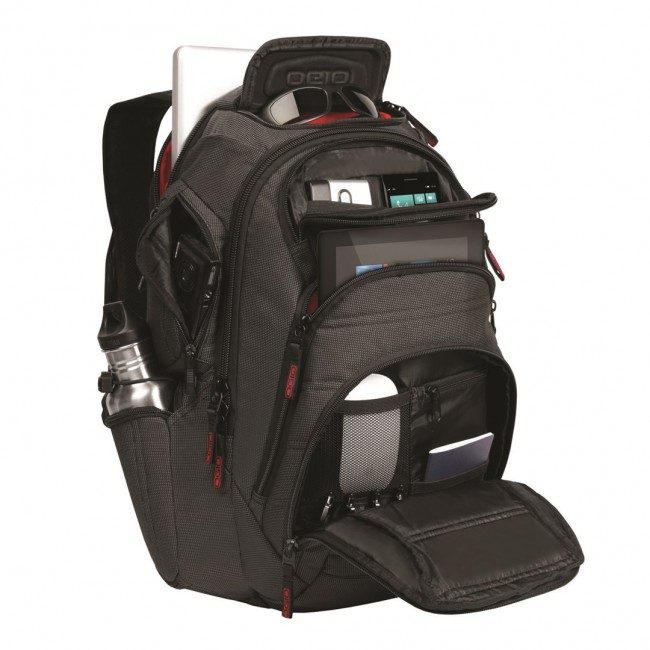 OGIO BACKPACK RENEGADE RSS BLACK PINDOT P/N: 111071_317 OGIO BACKPACK RENEGADE RSS BLACK PINDOT P/N: 111071_317