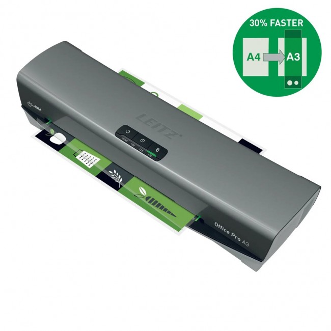 Leitz iLAM Office Pro A3 Silver Laminator